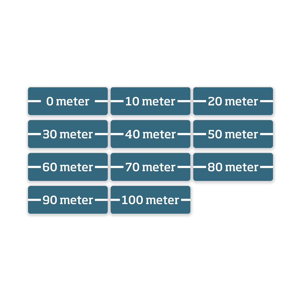 Gulvfolie med 100 meter bane fra Exakt