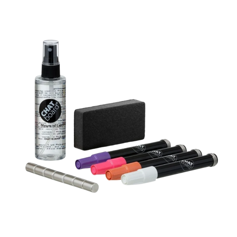 Tilbehørs startsæt til rengøring af glastavler