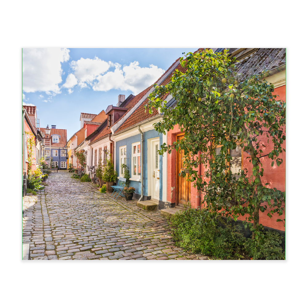 Akustikbillede med motiv af Aalborg