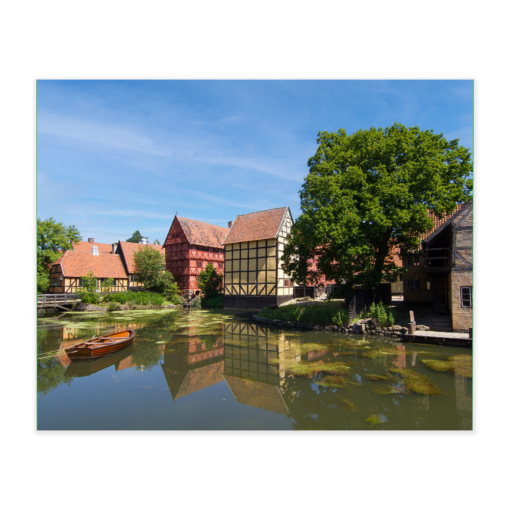 Akustikbillede med motiv af Den Gamle By