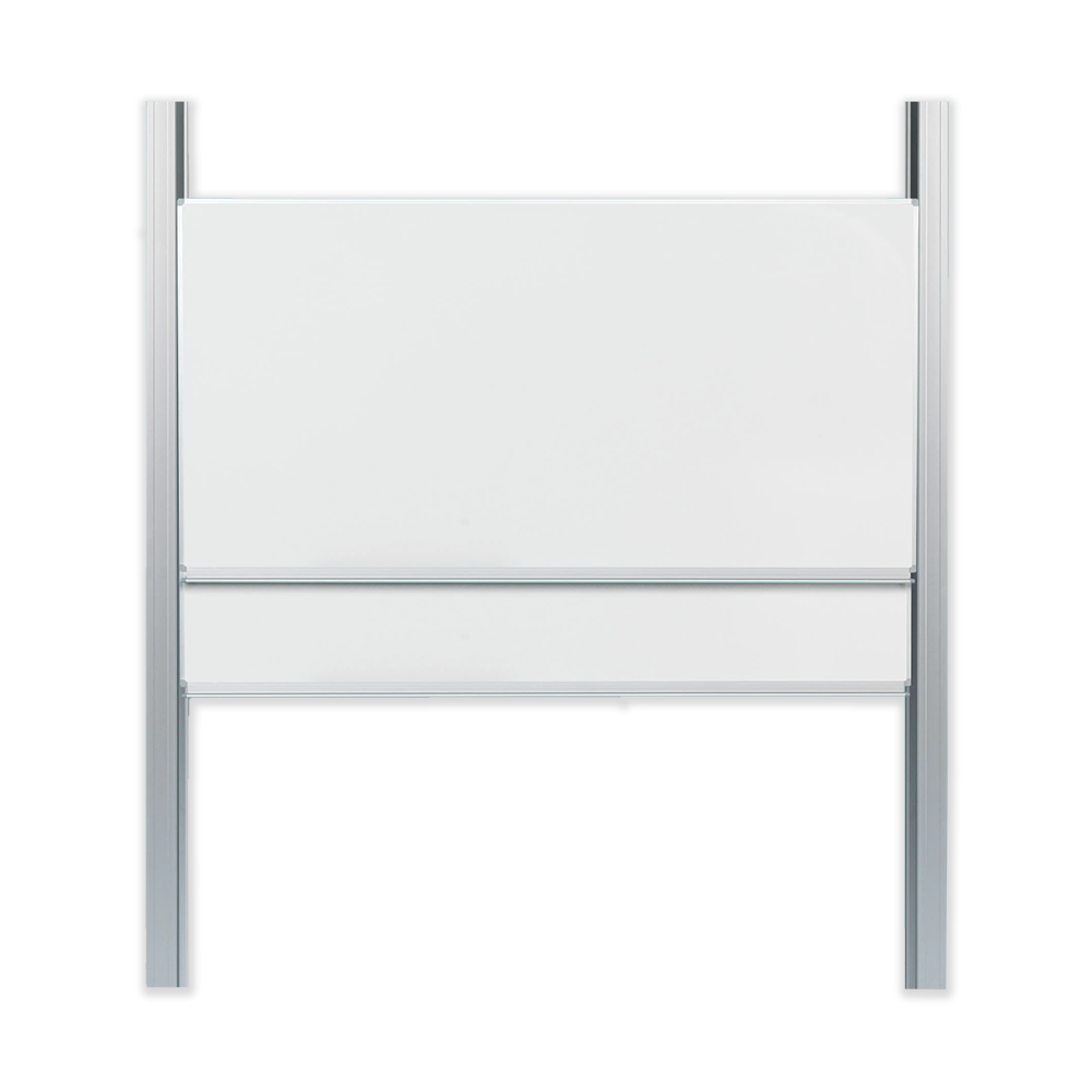 Dobbelt kolonnetavle med to whiteboards