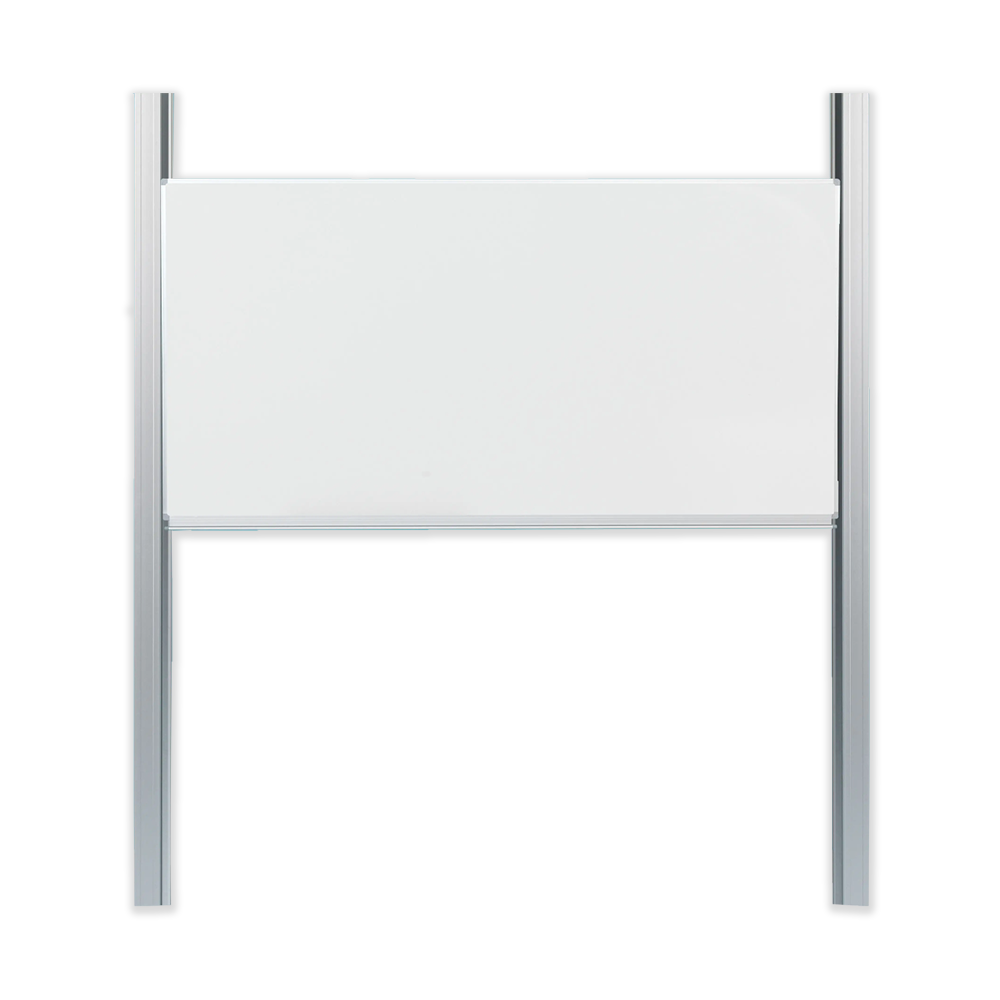 Enkelte kolonnetavle med whiteboard