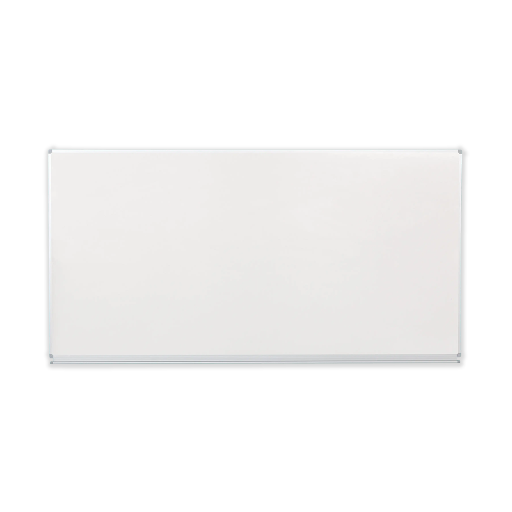 Whiteboard skoletavle i hvid med aluminium ramme