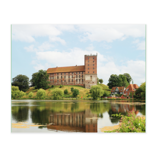 Akustikbillede med motiv af Kolding Hus