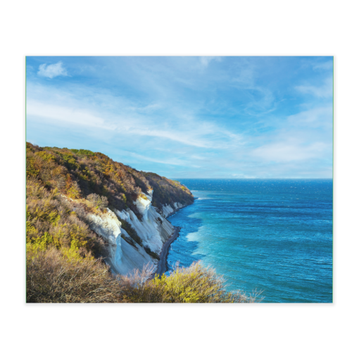 Akustikbillede med motiv af møns klint