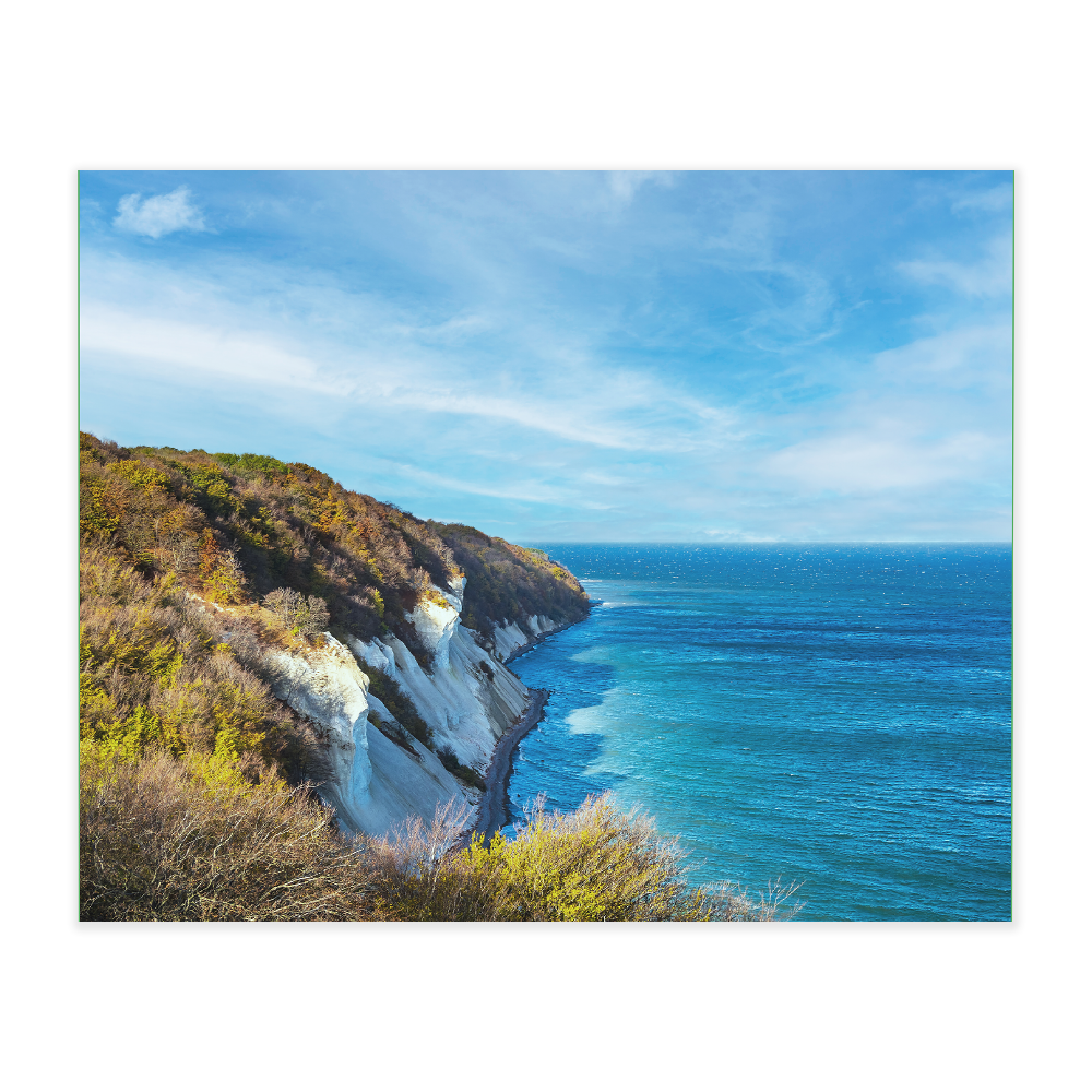 Akustikbillede med motiv af møns klint