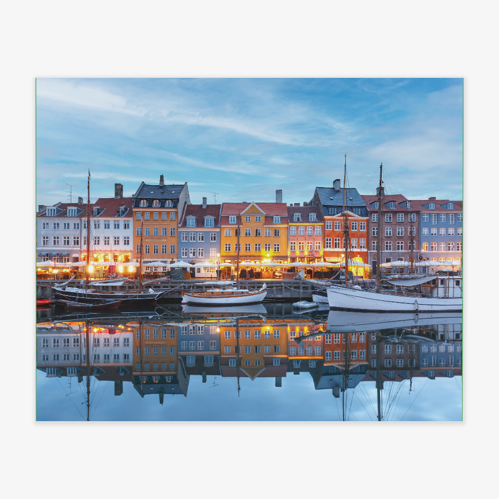 Akustikbillede med motiv af Nyhavn