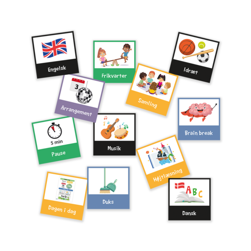 Piktogrammagneter til indskolingen