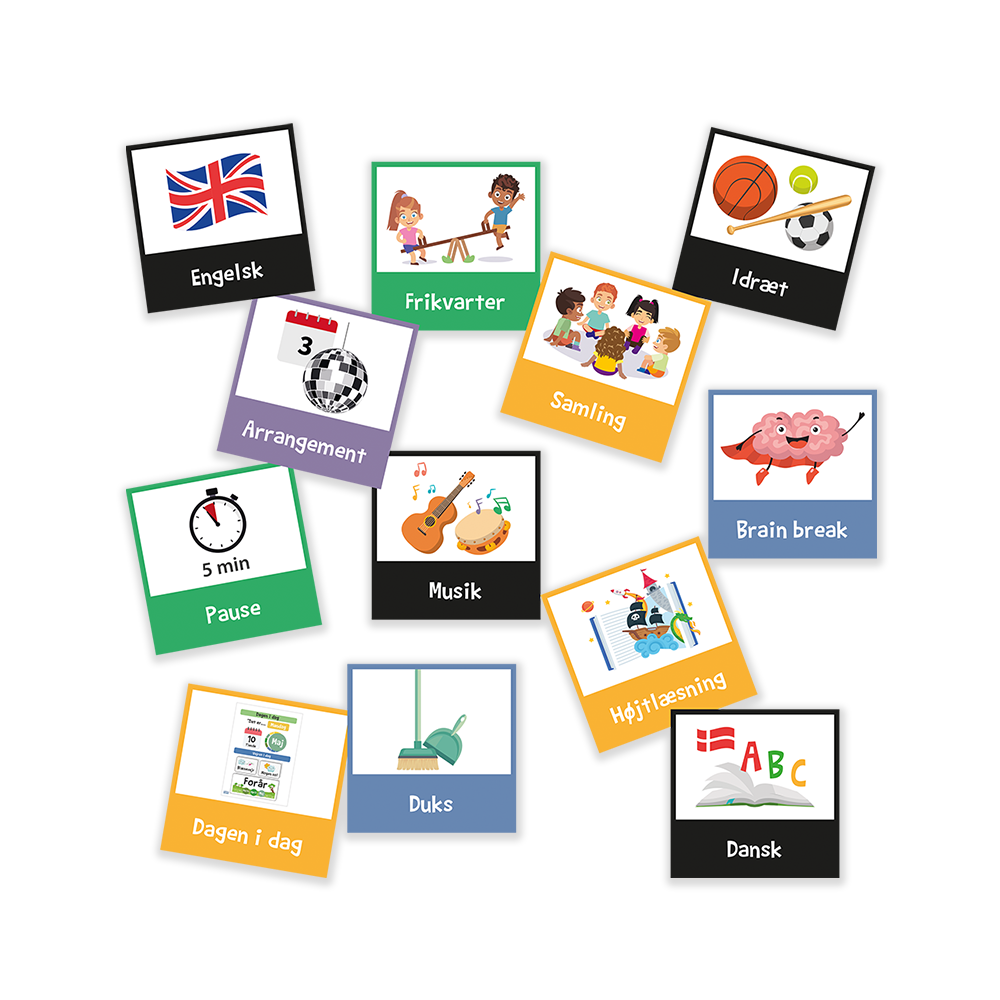 Piktogrammagneter til indskolingen