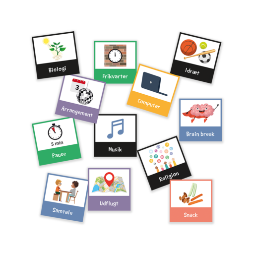 Piktogrammagneter til udskolingen