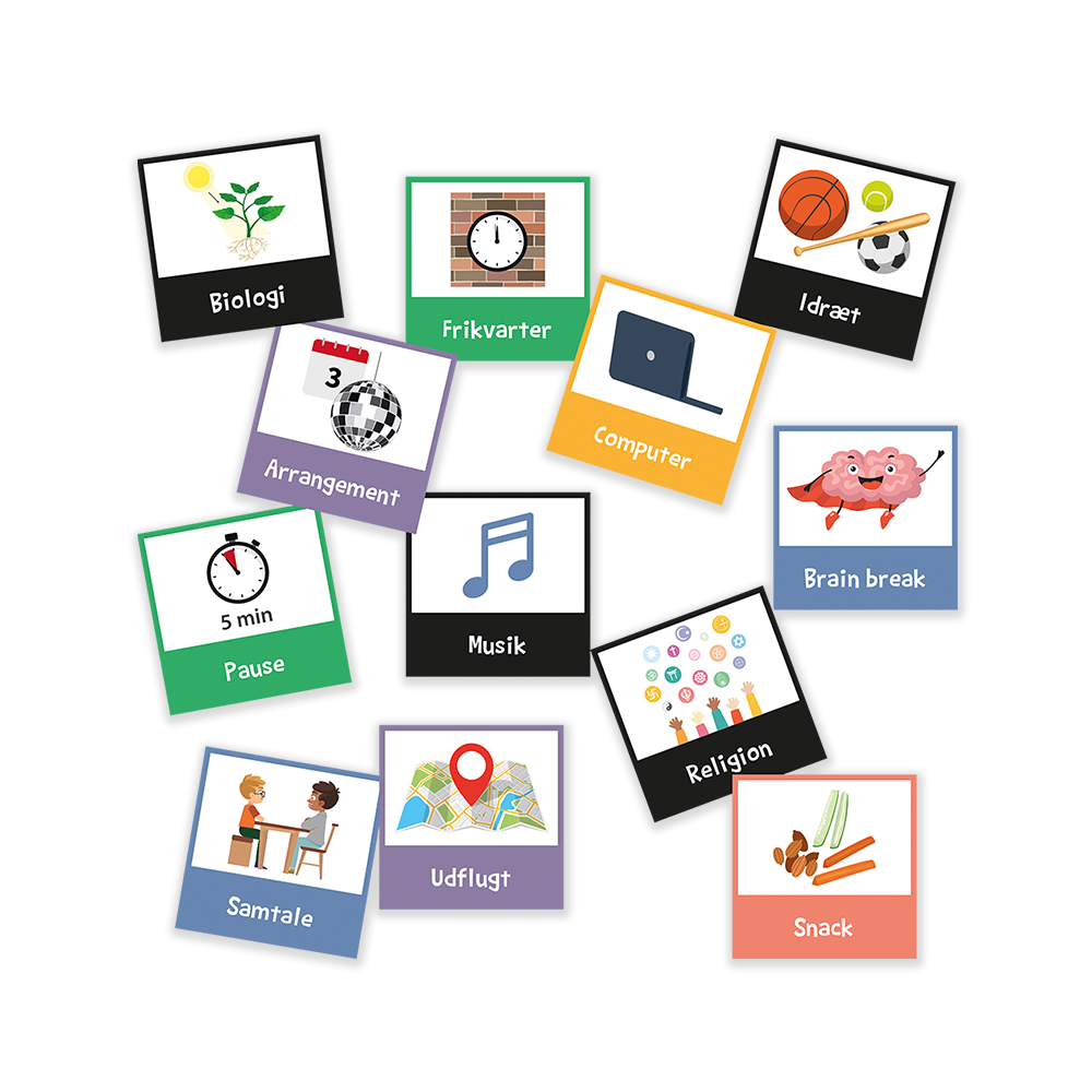 Piktogrammagneter til udskolingen