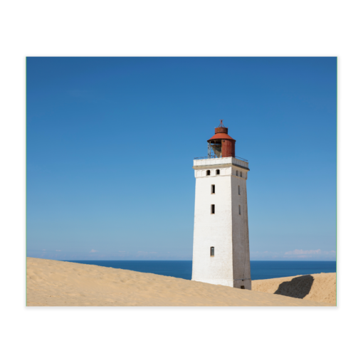 Akustikbillede med motiv af Rubjerg Knude Fyr