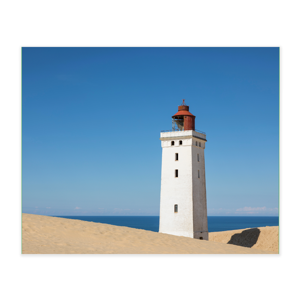 Akustikbillede med motiv af Rubjerg Knude Fyr