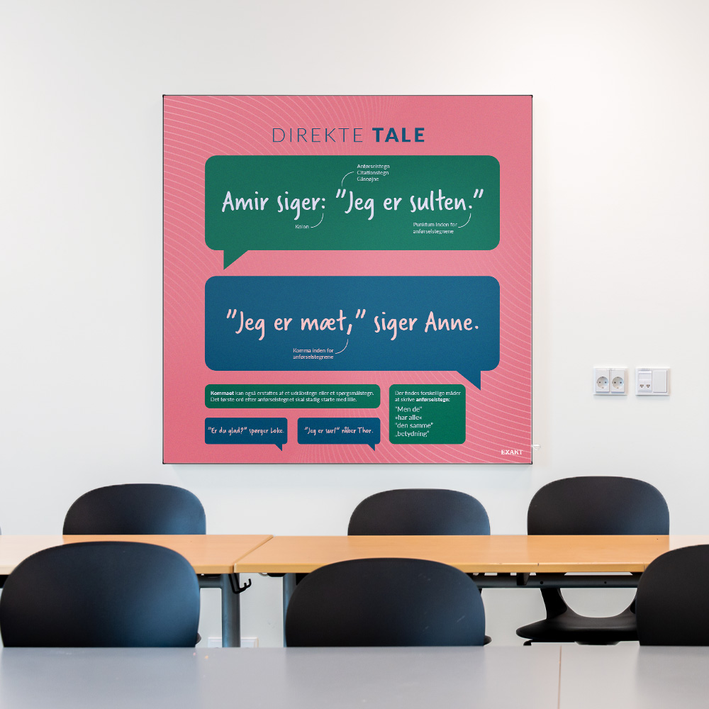 Akustik med DirekteTale til klasselokale