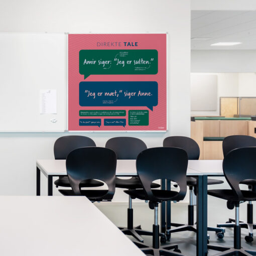 Whiteboard med DirekteTale til klasselokale