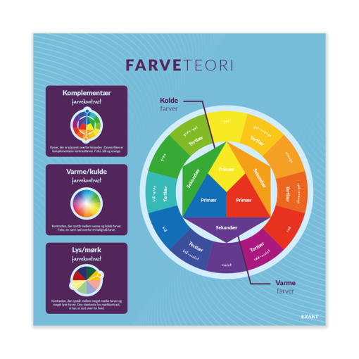 Design med farveteori til grundskolen