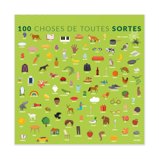 Design med 100 franske ting til grundskolen