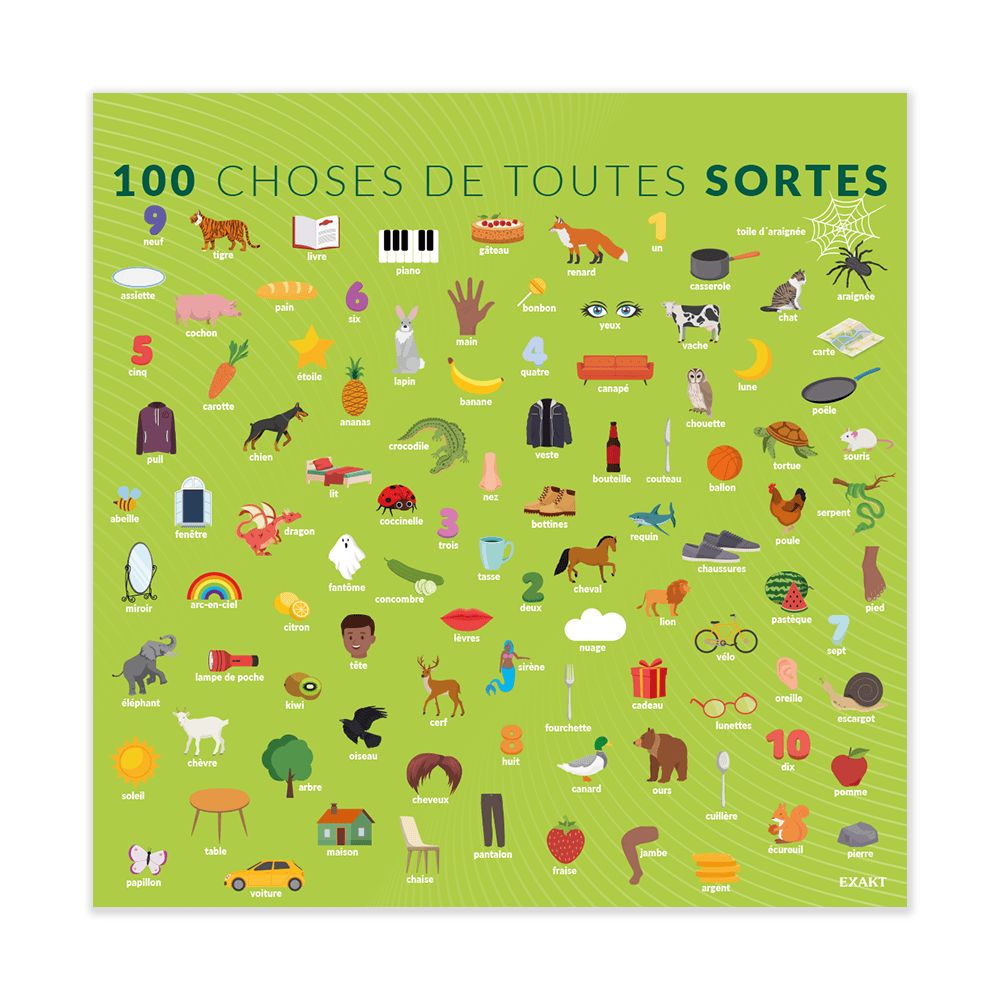 Design med 100 franske ting til grundskolen