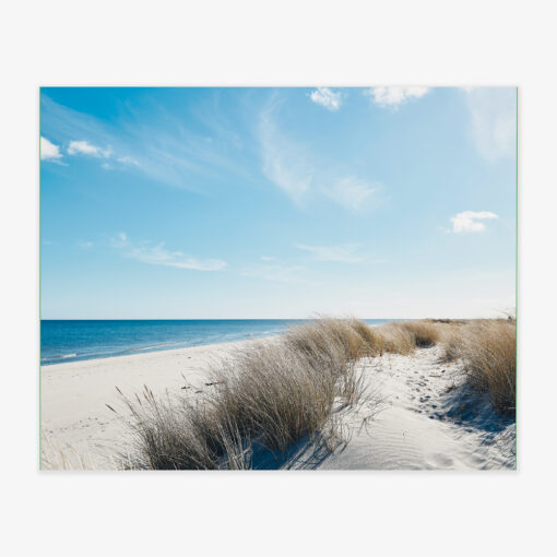 Akustikbillede med motiv af strandmiljø