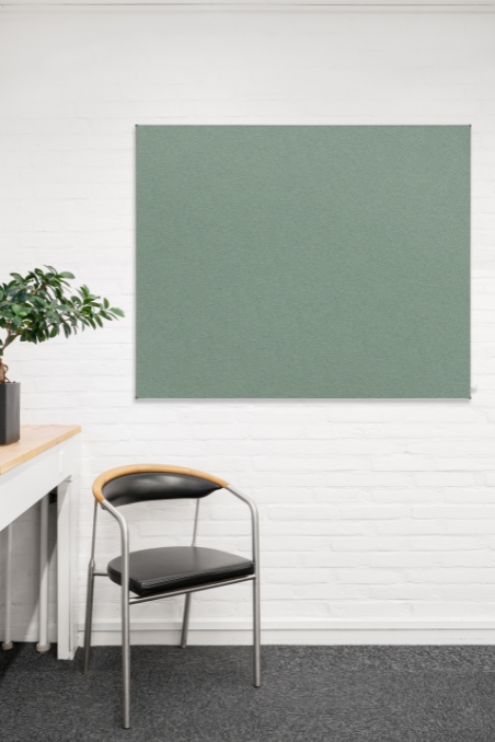 Akustikbillede med ensfarvetprint
