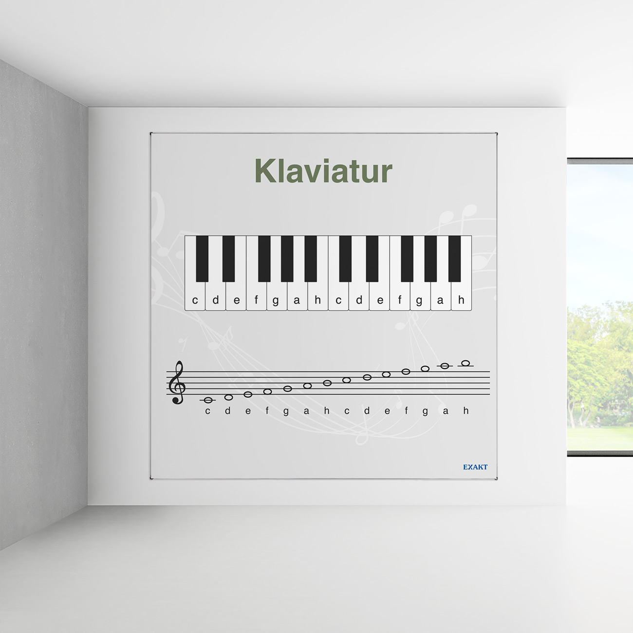 Design med klaviatur