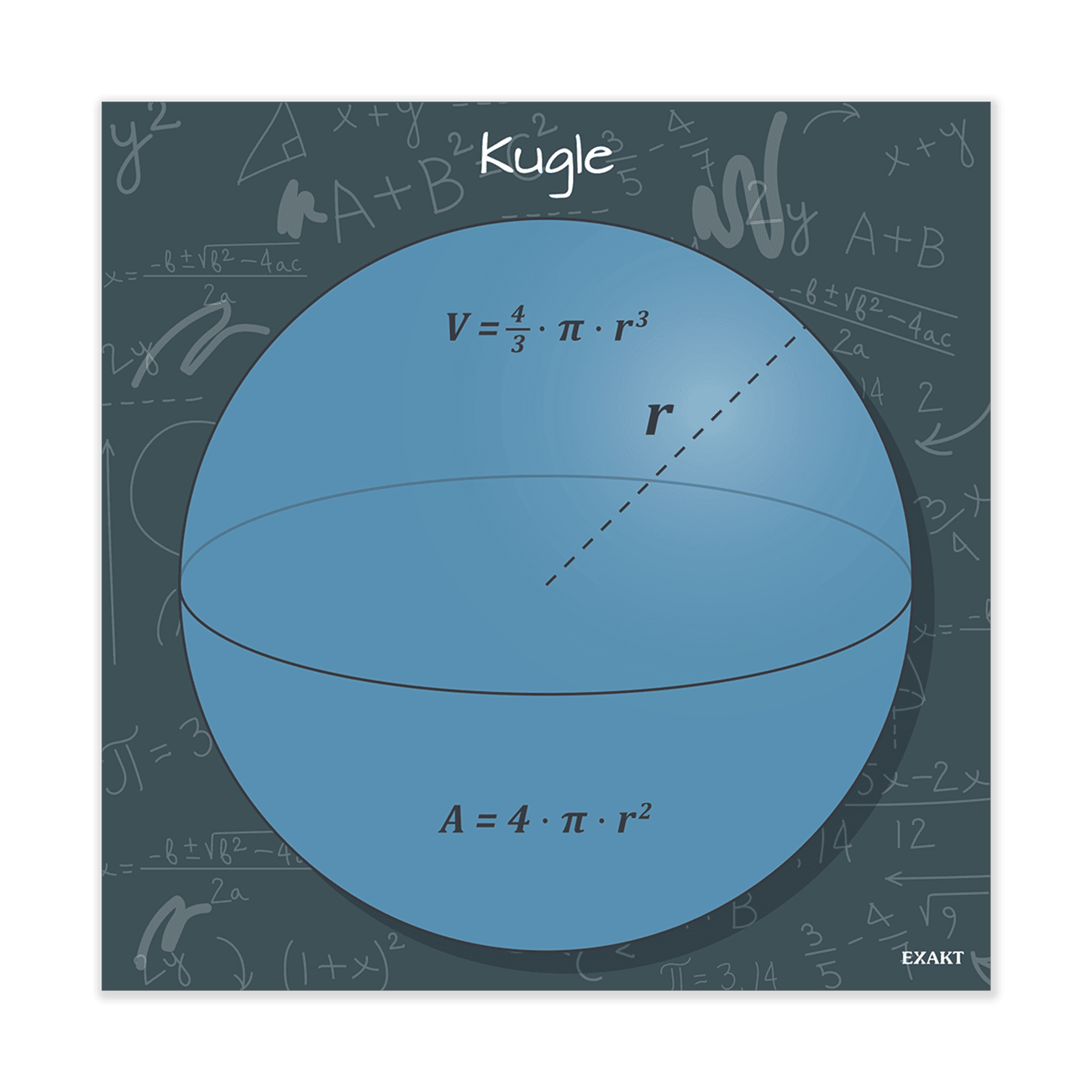 Læringsplade med kugle