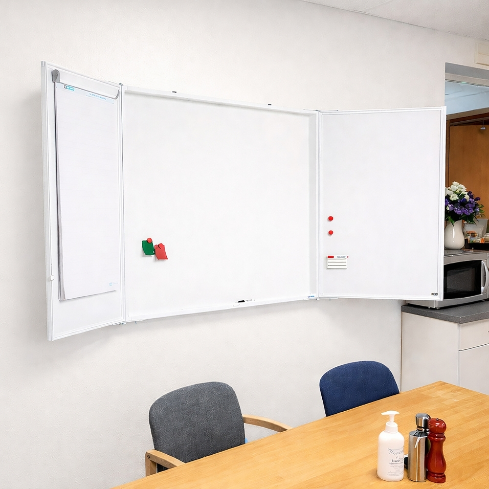 Låsbar whiteboard i personalestue
