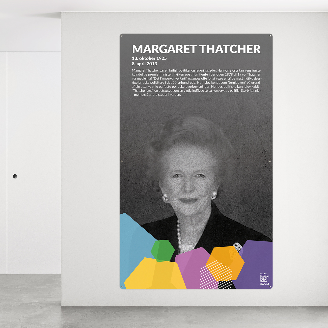 Design med Margaret Thatcher