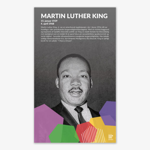 Design med Martin Luther King jr