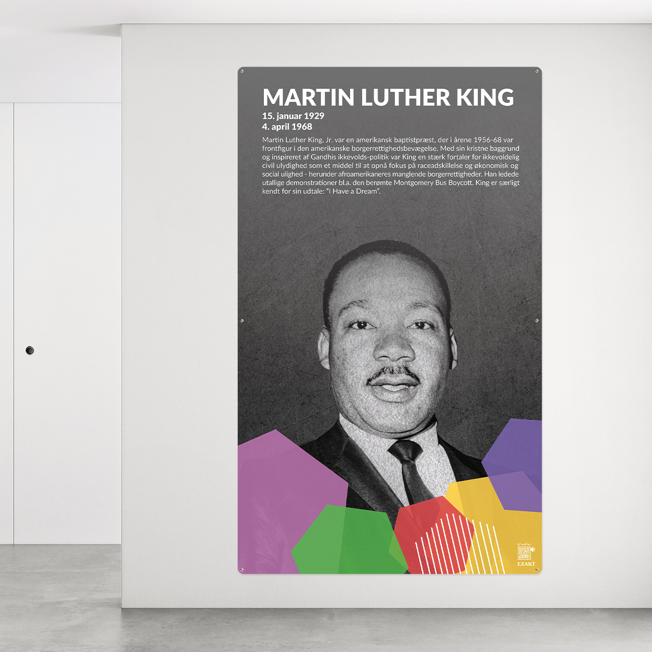 Design med Martin Luther King jr