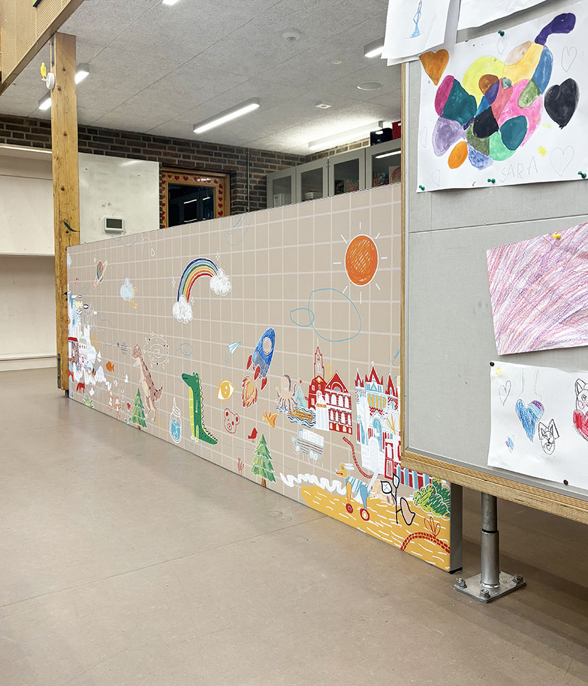 Visuel løsning til Peder Lykke Skolens SFO