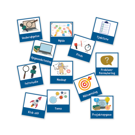 Piktogrammagneter med projektorienteret undervisning