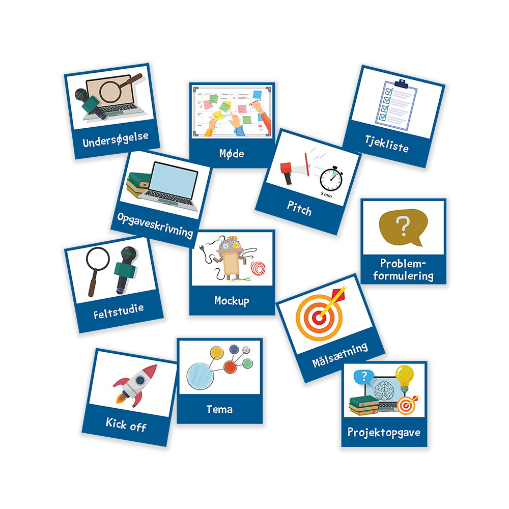 Piktogrammagneter med projektorienteret undervisning
