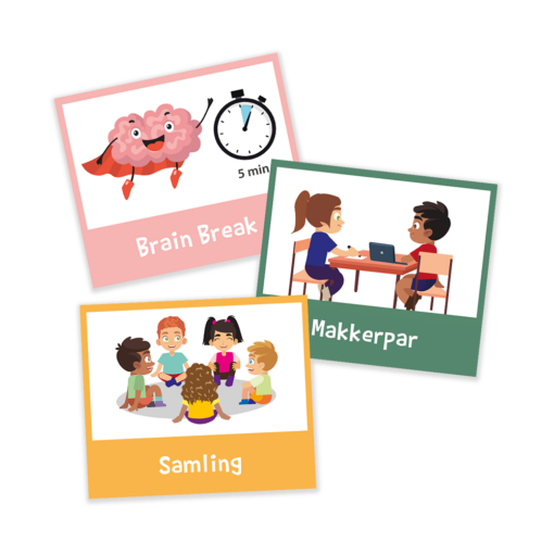 Piktogrammagneter med arbejdsformer