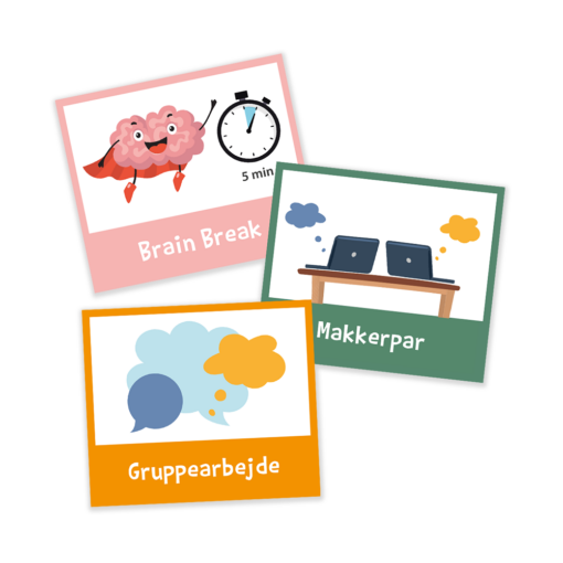 Piktogrammagneter med arbejdsformer