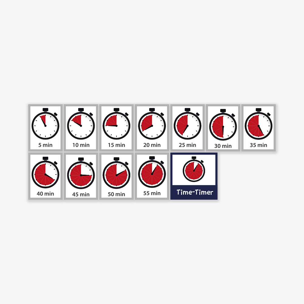 Piktogrammer med time-timer