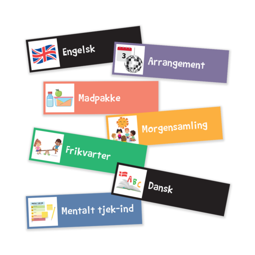 Piktogrammagneter til indskolingen