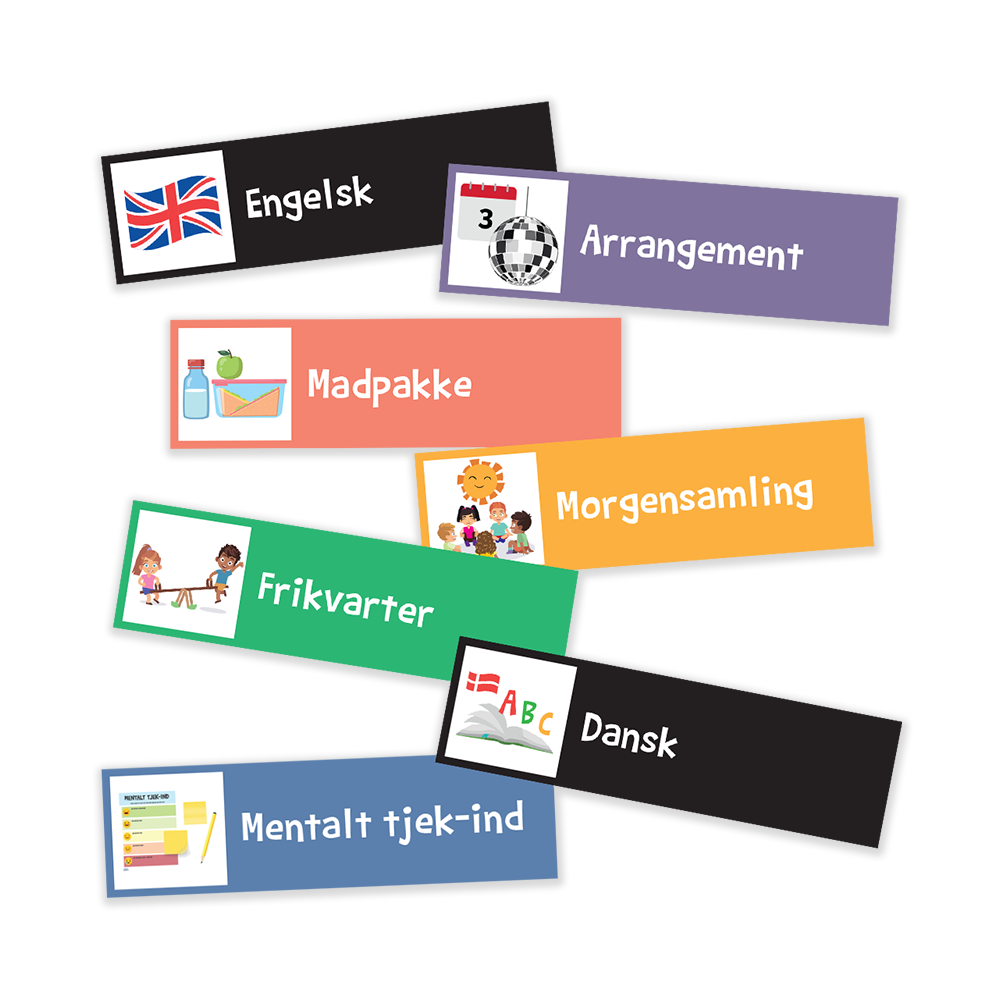 Piktogrammagneter til indskolingen