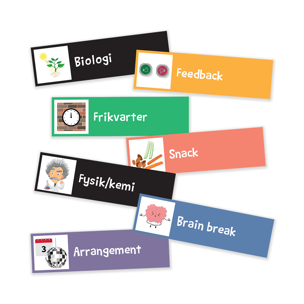 Piktogrammagneter til udskolingen