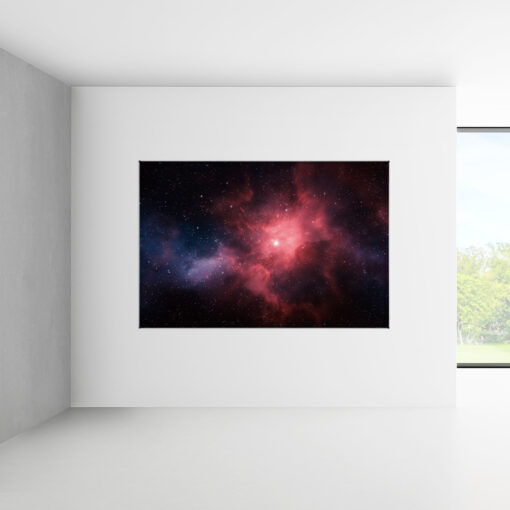 X-ramme med banner (Aluminium)