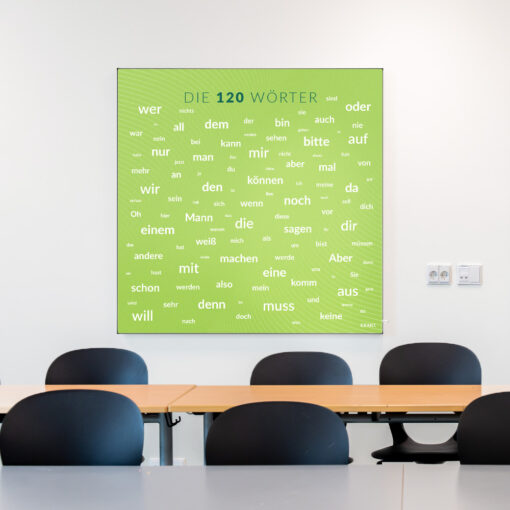 Akustik med 120TyskeOrd til klasselokale