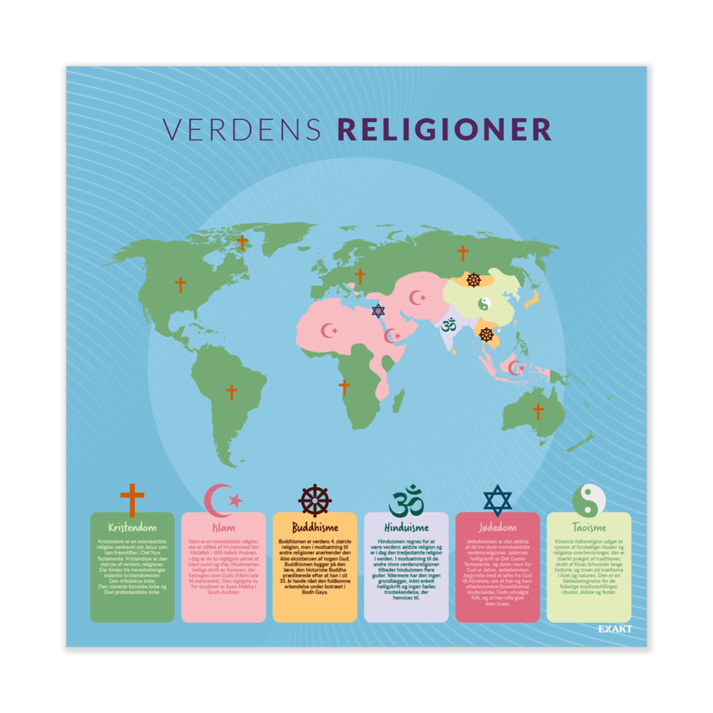 Design med verdens religioner til grundskolen