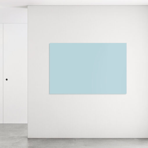 Stilren satin tavle med refleksfri overflade i farven blå