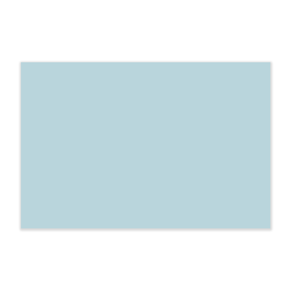 Stilren satin tavle med refleksfri overflade i farven blå