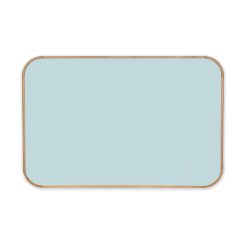 Stilren satin tavle med refleksfri overflade i farven blå