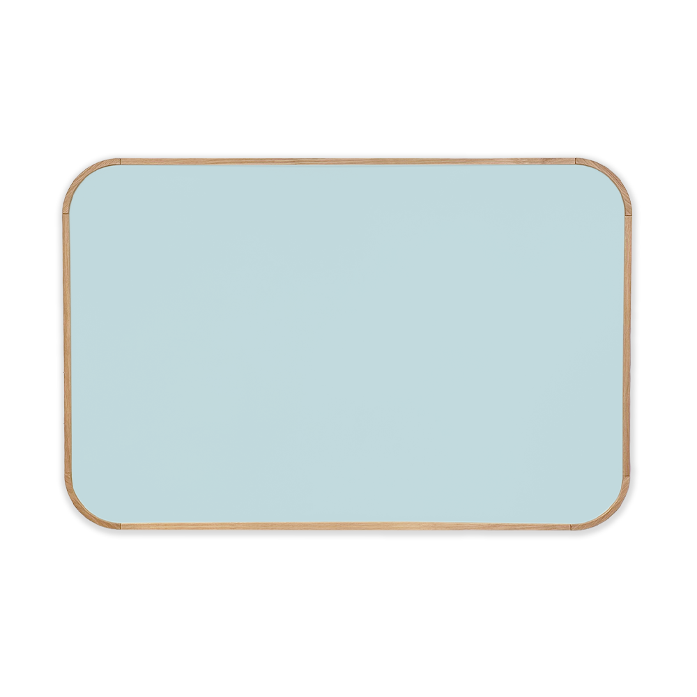 Stilren satin tavle med refleksfri overflade i farven blå