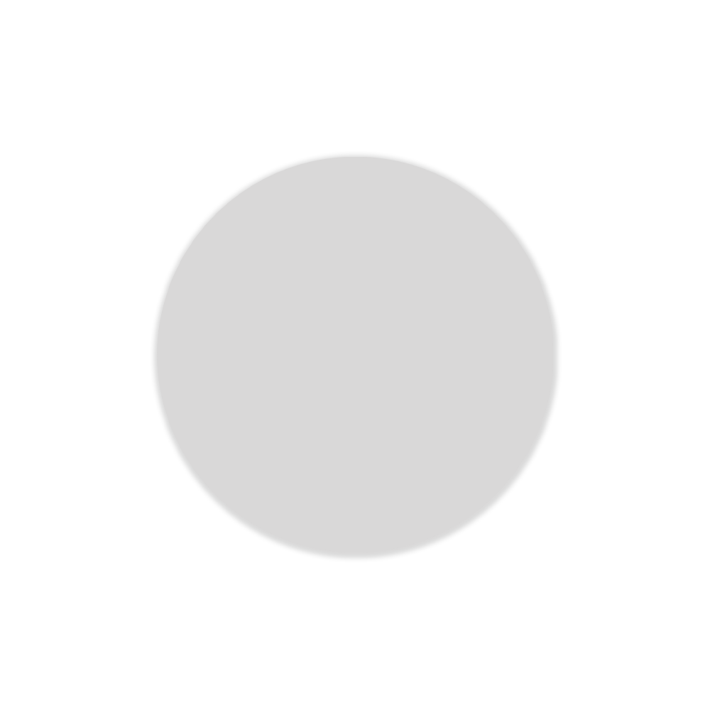 Rundt satin tavle i farven grå