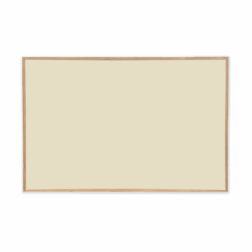 Stilren satin tavle med refleksfri overflade i farven beige