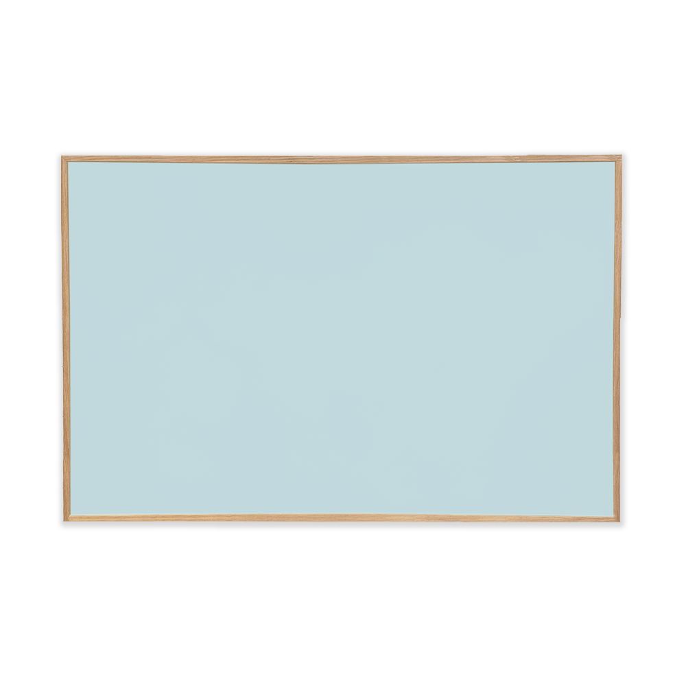 Stilren satin tavle med refleksfri overflade i farven blå