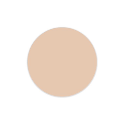 Rundt satin tavle i farven lys pink